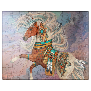 puzzleplate Redrock Mystic Horse Laurie Prindle 100 Jigsaw Puzzle