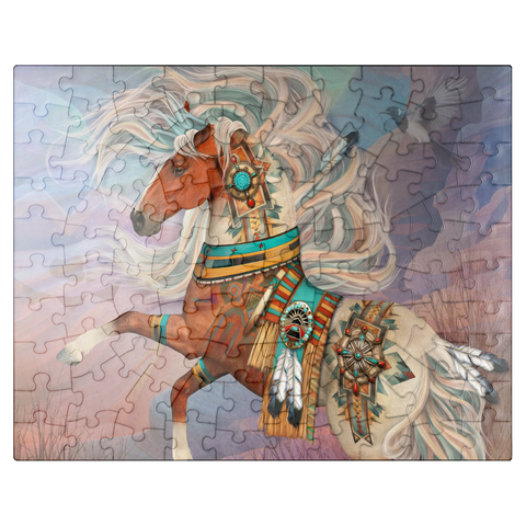 puzzleplate Redrock Mystic Horse Laurie Prindle 100 Jigsaw Puzzle