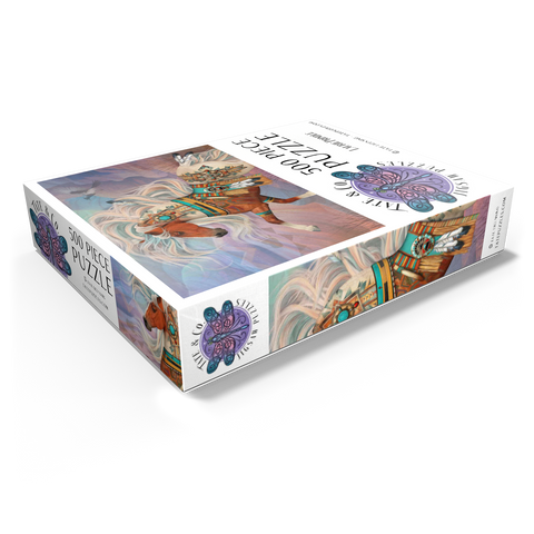 Redrock Mystic Horse Laurie Prindle 500 Jigsaw Puzzle box view1