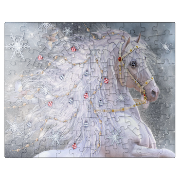 puzzleplate Christmas Magic Horse Laurie Prindle 100 Jigsaw Puzzle