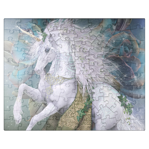 puzzleplate Kieran Unicorn Laurie Prindle 100 Jigsaw Puzzle