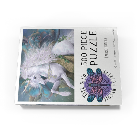 Kieran Unicorn Laurie Prindle 500 Jigsaw Puzzle box view3