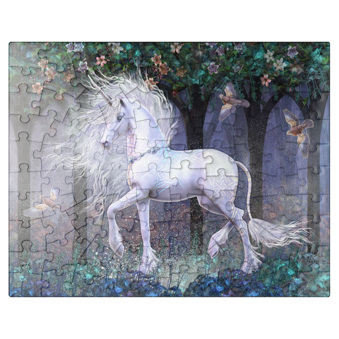 puzzleplate Sacred Grove Unicorn Laurie Prindle 100 Jigsaw Puzzle