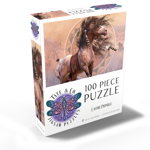 Spirit Warrior Native American Horse Laurie Prindle 100 Jigsaw Puzzle box view2