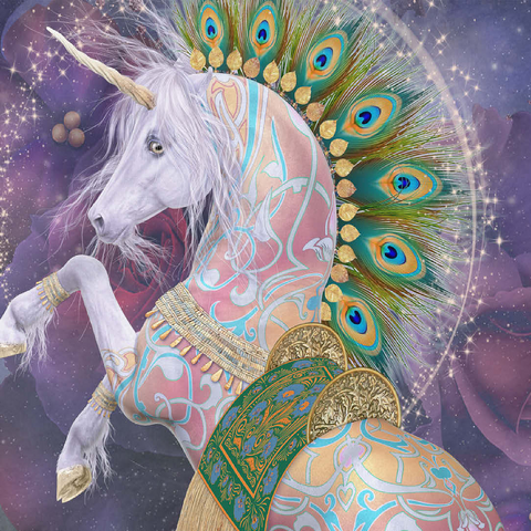 Soraya Unicorn Laurie Prindle 100 Jigsaw Puzzle 3D Modell