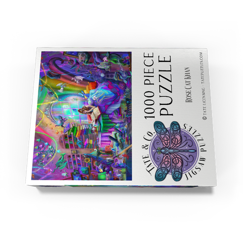 Magic Study Rainbow Edition - Rose Cat Khan 1000 Jigsaw Puzzle box view3