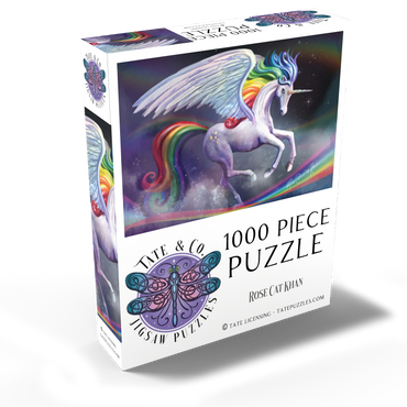 Rainbow Dancer Unicorn - Rose Cat Khan 1000 Jigsaw Puzzle box view2