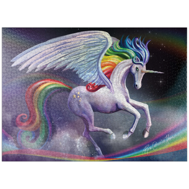 puzzleplate Rainbow Dancer Unicorn - Rose Cat Khan 1000 Jigsaw Puzzle