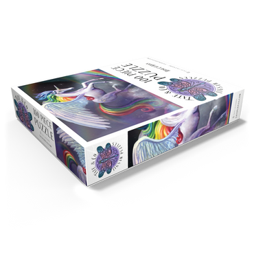 Rainbow Dancer Unicorn - Rose Cat Khan 100 Jigsaw Puzzle box view1