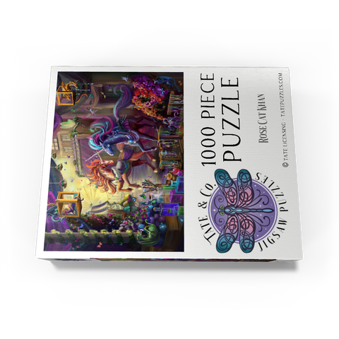 Twilight Unicorn Marketplace - Rose Cat Khan 1000 Jigsaw Puzzle box view3