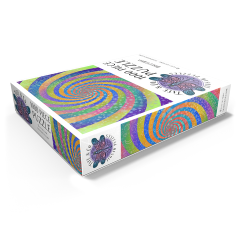 Swirl Rainbow Challenge - Rose Cat Khan 1000 Jigsaw Puzzle box view1