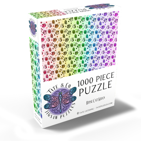 Dice Critters Challenge - Rose Cat Khan 1000 Jigsaw Puzzle box view2