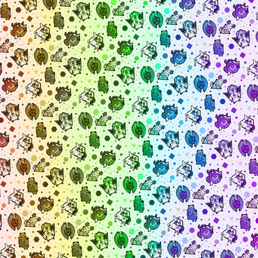 Dice Critters Challenge - Rose Cat Khan 1000 Jigsaw Puzzle 3D Modell