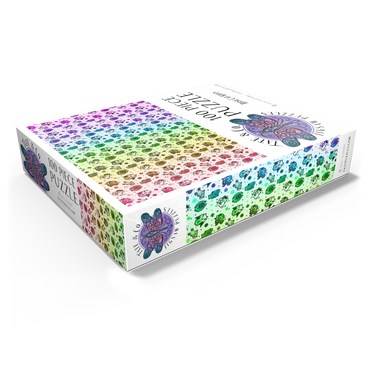 Dice Critters Challenge - Rose Cat Khan 100 Jigsaw Puzzle box view1
