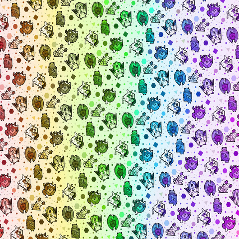 Dice Critters Challenge - Rose Cat Khan 100 Jigsaw Puzzle 3D Modell