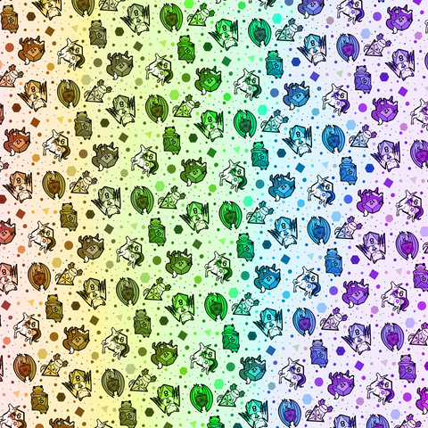 Dice Critters Challenge - Rose Cat Khan 500 Jigsaw Puzzle 3D Modell