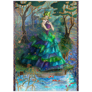 puzzleplate Forest Mother - Rose Cat Khan 1000 Jigsaw Puzzle