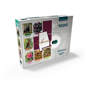 Alabama: State Symbols Poster 1000 Jigsaw Puzzle box view2