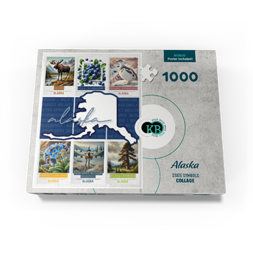 Alaska: State Symbols Poster 1000 Jigsaw Puzzle box view3