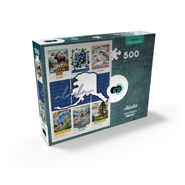 Alaska: State Symbols Poster 500 Jigsaw Puzzle box view2