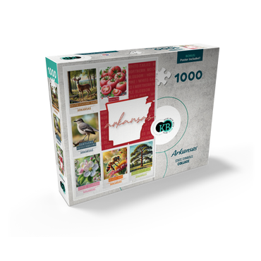 Arkansas: State Symbols Poster 1000 Jigsaw Puzzle box view2