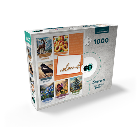 Colorado: State Symbols Poster 1000 Jigsaw Puzzle box view2