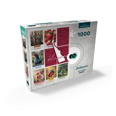 Delaware: State Symbols Poster 1000 Jigsaw Puzzle box view2