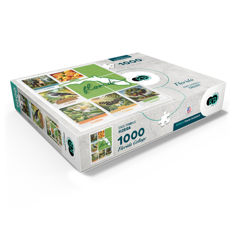 Florida: State Symbols Poster 1000 Jigsaw Puzzle box view1