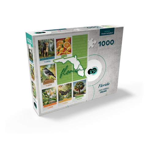 Florida: State Symbols Poster 1000 Jigsaw Puzzle box view2