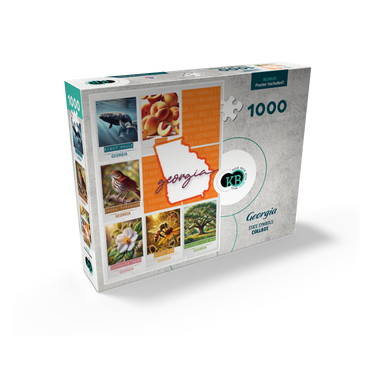 Georgia: State Symbols Poster 1000 Jigsaw Puzzle box view2