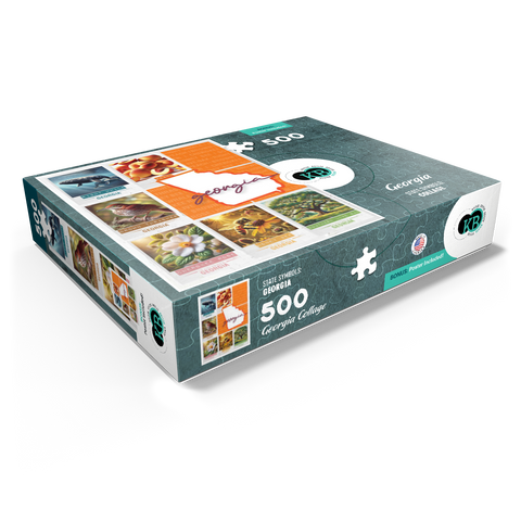 Georgia: State Symbols Poster 500 Jigsaw Puzzle box view1