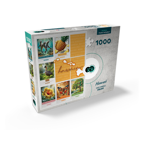Hawaii: State Symbols Poster 1000 Jigsaw Puzzle box view2