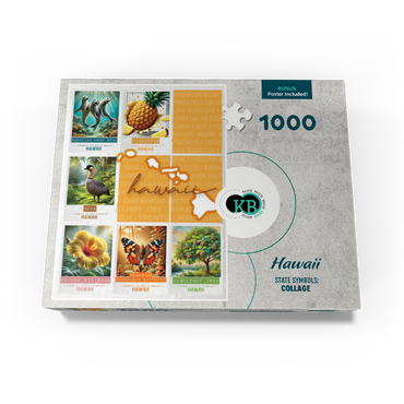 Hawaii: State Symbols Poster 1000 Jigsaw Puzzle box view3