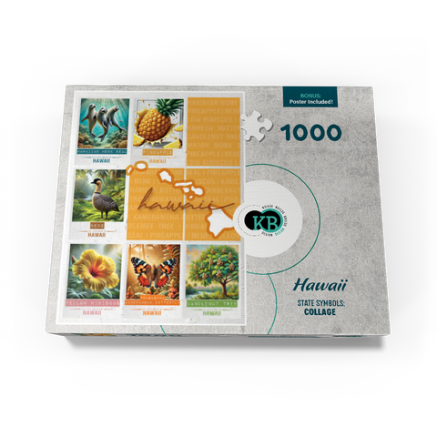 Hawaii: State Symbols Poster 1000 Jigsaw Puzzle box view3