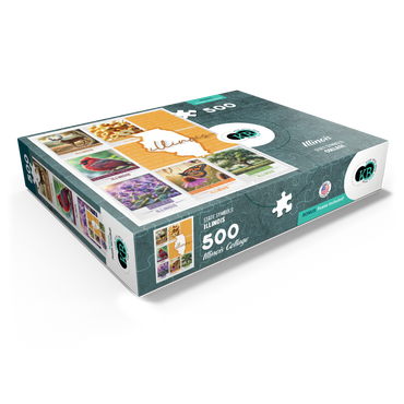 Illinois: State Symbols Poster 500 Jigsaw Puzzle box view1
