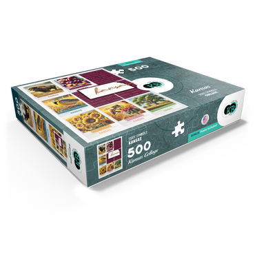 Kansas: State Symbols Poster 500 Jigsaw Puzzle box view1