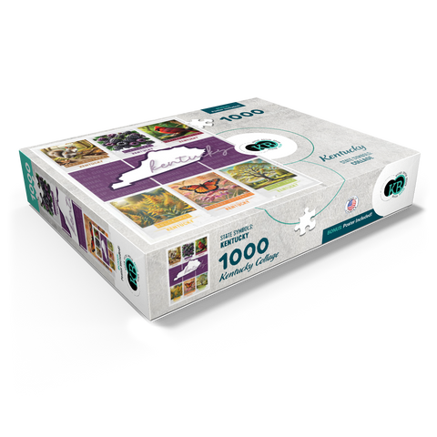 Kentucky: State Symbols Poster 1000 Jigsaw Puzzle box view1