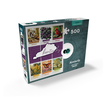 Kentucky: State Symbols Poster 500 Jigsaw Puzzle box view2