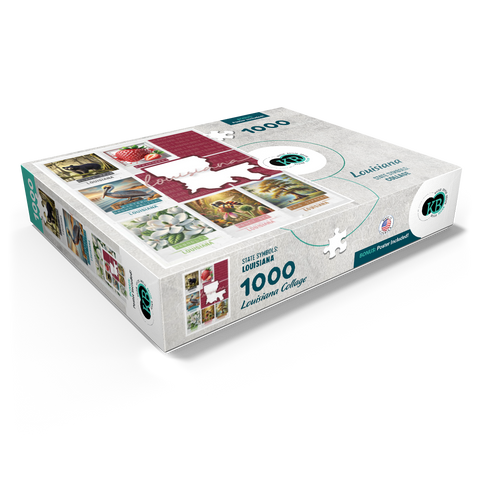 Louisiana: State Symbols Poster 1000 Jigsaw Puzzle box view1