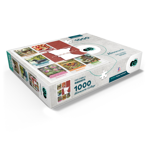 Minnesota: State Symbols Poster 1000 Jigsaw Puzzle box view1