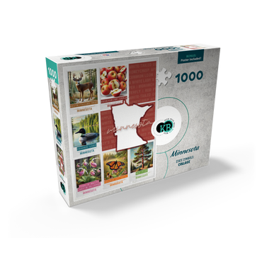Minnesota: State Symbols Poster 1000 Jigsaw Puzzle box view2