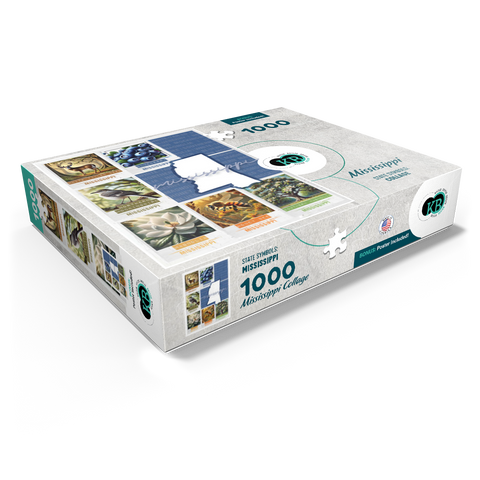 Mississippi: State Symbols Poster 1000 Jigsaw Puzzle box view1