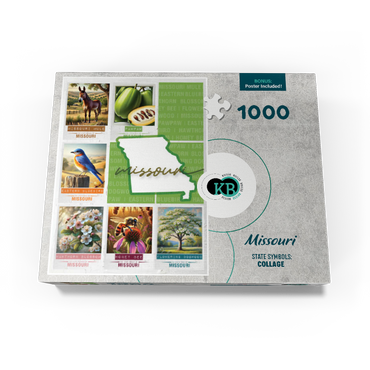 Missouri: State Symbols Poster 1000 Jigsaw Puzzle box view3