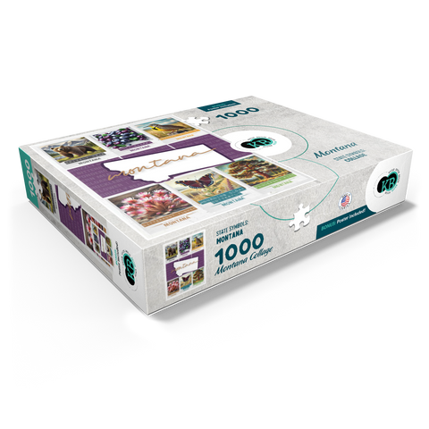 Montana: State Symbols Poster 1000 Jigsaw Puzzle box view1