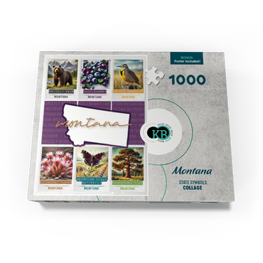 Montana: State Symbols Poster 1000 Jigsaw Puzzle box view3