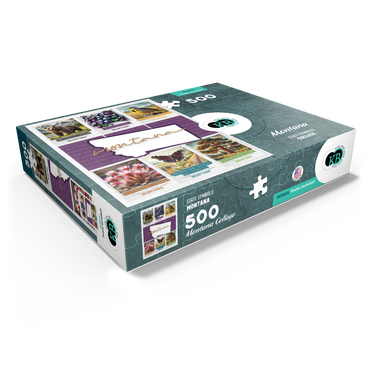 Montana: State Symbols Poster 500 Jigsaw Puzzle box view1