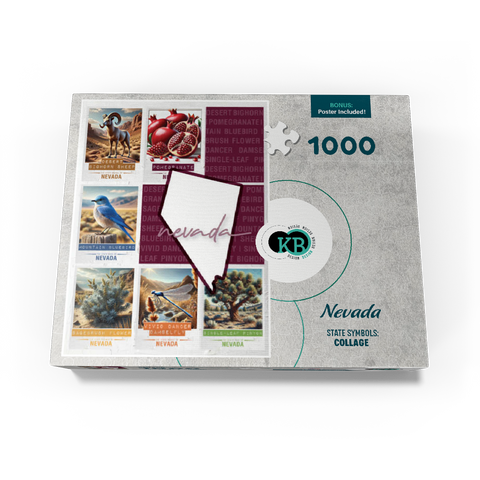 Nevada: State Symbols Poster 1000 Jigsaw Puzzle box view3