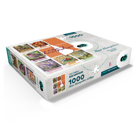 New Hampshire: State Symbols Poster 1000 Jigsaw Puzzle box view1