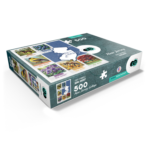 New Jersey: State Symbols Poster 500 Jigsaw Puzzle box view1