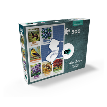 New Jersey: State Symbols Poster 500 Jigsaw Puzzle box view2